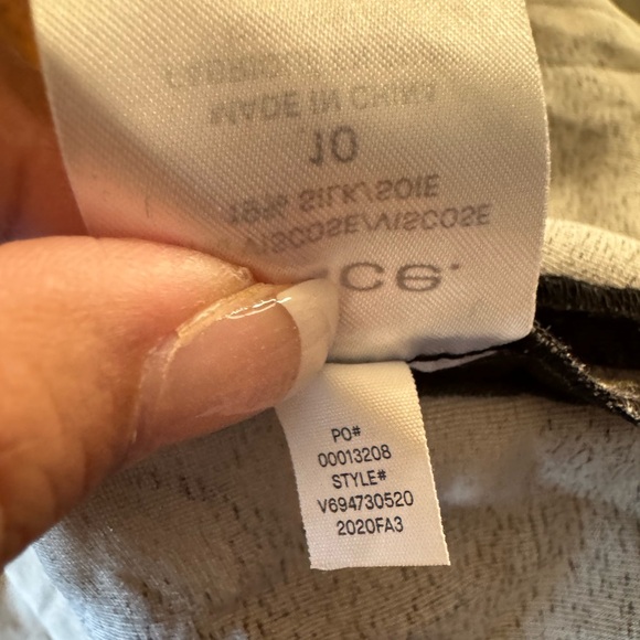 Vince Fallen Leaf Velvet Skirt, Size 10 - Picture 9 of 15